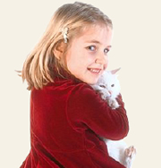 Girl with Cat